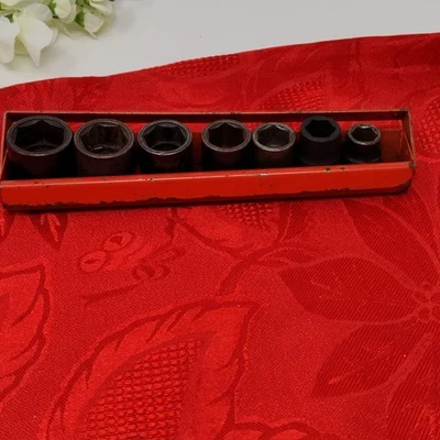 Matco Impact 3/8 Shallow Sae Socket Set 3/8-3/4 W Tray - Image 1 of 4