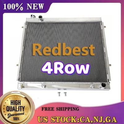 Radiador de aluminio CC2321 4 filas apto para Toyota Tundra Sequoia SR5 Limited 2000-2007 4,7 L V8 Foto 1 de 4