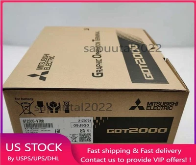 New MITSUBISHI GT2505-VTBD HMI Touch Panel GT2505VTBD In Box Fast Shipping - Image 1 of 4