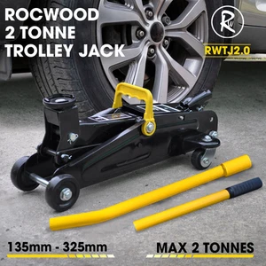 Trolley Jack 2 Ton Tonne Hydraulic Floor Lifting Car Van Garage Tool - Picture 1 of 7