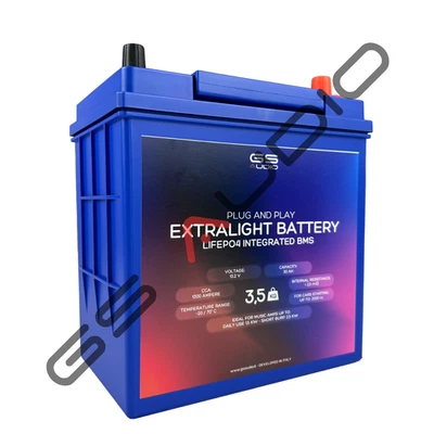 Batteria 30Ah-MINI ISO - LifePo4 13.2V Extraleggera 3.5kg - Gs Audio - CCA:1300A - Imagen 1 de 4