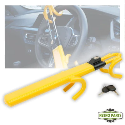 Super Heavy Duty Steering Wheel Lock for Land Rover Duo Hook Security High Visibility - Image 1 of 4