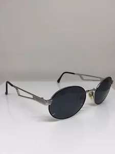 New Vintage Sergio Tacchini Sunglasses ST 1039 Sunglasses C. Silver & Black - Picture 1 of 12