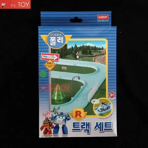 RoboCar Poli TRACK SET for Rescue center Headquarter set Rail Diecast figures Cover