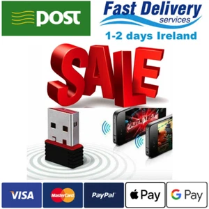 150M WiFi Wireless Network Lan Card 802.11n/g/b 150Mbps Mini USB Adapter - Picture 1 of 9