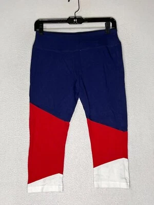 Reebok Americana Colorblock Cotton Capri Leggings Women's Size Medium - Image 1 of 4