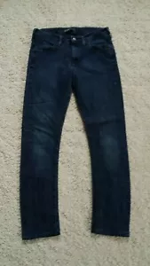 LEE X-LINE DARK BLUE WOMEN'S JEANS W 31 L 35 SKINNY FIT JEGGINGS ZIP FLY DENIM - Picture 1 of 6
