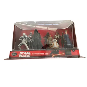 Star Wars Deluxe Figurine Set Force Awakens Disney Store Sealed - Picture 1 of 10