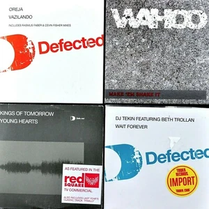 Defected Recs 4 UK CD Lot DJ Tekin Wahoo Oreja Kings Tomorrow Maxi Dance Remixes - Picture 1 of 3