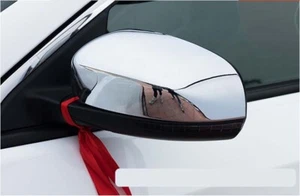 2x Side Mirror Cover Trim for 2017-2021 JEEP Compass Rearview ABS Chrome - Picture 1 of 5