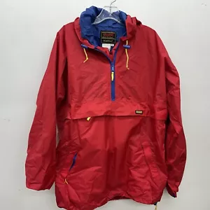 Red & Blue Stearns Hoodie Size M Windbreaker Packable - Picture 1 of 9