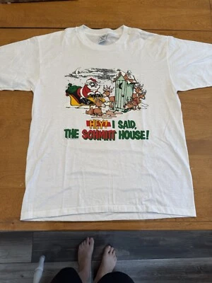 Camiseta De Colección 1990 Wildside Christmas Hey I Said The SCHMITT House Talla Grande Humor  Foto 1 de 4