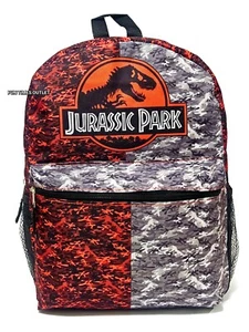 Jurassic World Park Large 16" School Backpack Travel Book Bag Universal Studios - Picture 1 of 6
