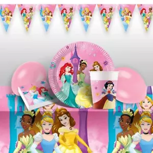 Disney Princess Story Party Decorations Banners Tableware Party Supplies Balloon - Picture 1 of 31