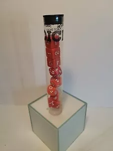 Koplow Games Gigante Tubo Di Dadi Colore Rosso 7 Tipi Diversi - Foto 1 di 12