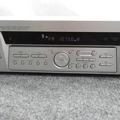 Vintage Sony Stereo Receiver STR-K740P FM AM AV Silver Works No Remote - Image 1 of 4