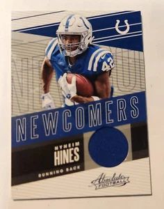 Nyheim Hines 2018 Absolute Football Newcomers Jersey Card Colts - Picture 1 of 2