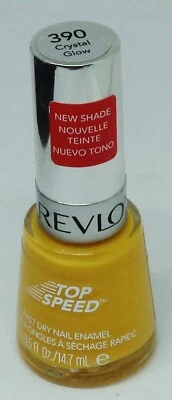 1 Revlon Top Speed Fast Dry Nail Enamel Nail Polish CRYSTAL GLOW #390 Sealed - Image 1 of 2