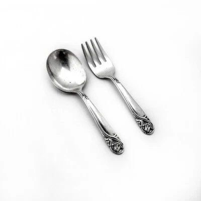 Международный детский набор Spring Glory из чистого серебра 1942 - Изображение 1 из 3