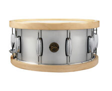 Used Gretsch Aluminum Wood Hoop Snare Drum - 6.5x14"