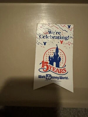 VTG WDW 15th Birthday Ribbon Cast Member Exclusive  - Image 1 of 2