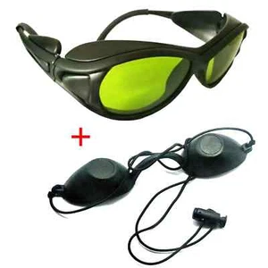 200-2000nm IPL Laser Protection Goggles Glasses Operator Clients Eeypatch Black - Picture 1 of 9