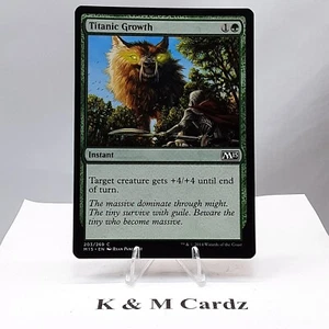 MTG - M15 - Titanic Growth - #203 - Lightly Played - Picture 1 of 5