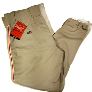 Pantalones de béisbol RAWLINGS talla 38 gris/rojo cintura/tobillos elásticos KLP132-BG-38 NUEVOS CON ETIQUETAS - Imagen 1 de 13