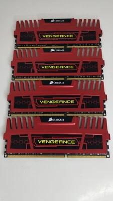 Corsair Vengeance 16GB (4x4GB) PC3-12800 DDR3-1600 RAM - Image 1 of 2