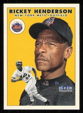 2000 Fleer Tradition #390 Rickey Henderson - - Near Mint or Better