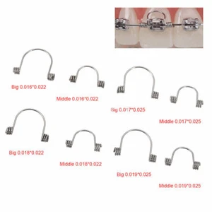 10 pz molle rettangolari coppia denti anteriori ortodontici dentali L/M/S - Foto 1 di 5