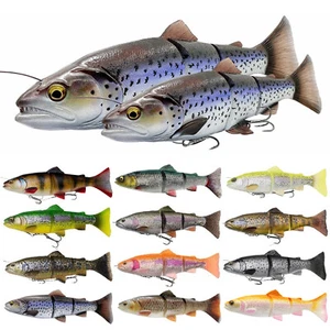 Savage Gear 3D 4D Line Thru Trout 15 20 25 30 40 cm SS MS Swimbait Wobbler - Bild 1 von 18