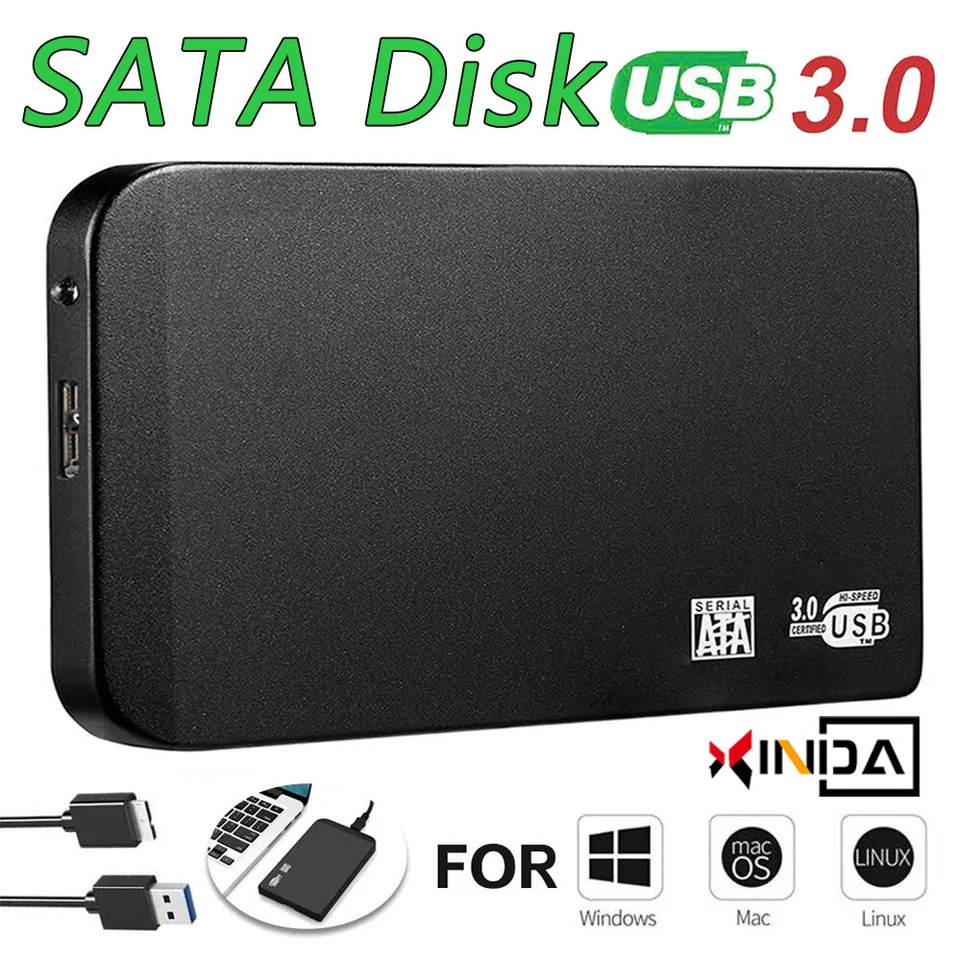 2TB Expansion External Hard Drive 2.5" 3TB speedy 4TB USB 3.0 HDD 1TB Portable - image 1 of 4