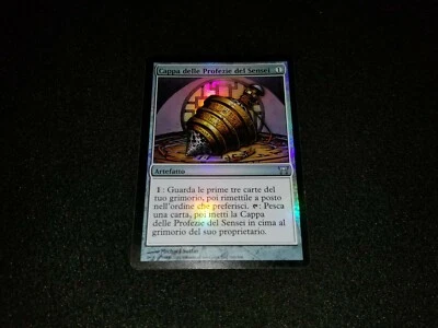 MTG 1x Champions of Kamigawa uncommon LP Italian FOIL Sensei's Divining Top - Image 1 of 2