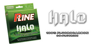 P-LINE HALO 100% Fluorocarbon Co-Fluoride Line 15lb (200yd) #HF200-15 Mist Green