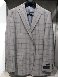 TIGLIO LUXUS SPORT MANTEL NEU MIT ETIKETT WEINROT KARIERT DOLCETTO BLAZER GR 48L - Bild 1 von 6