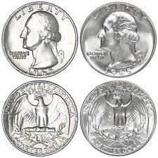 1965 Washington Quarter Year Set Special Mint Set SMS & BU US 2 Coin Lot