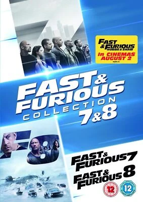 Fast & Furious 7&8 Collection [DVD] [2019] - Brand New & Sealed - Image 1 of 2