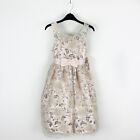 American Princess Formal Party Dress Girls Size 8 Pink Gold Sequin Bow NWT