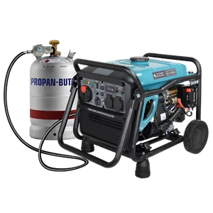GAS+Benzin KS 4100iEG Inverter Stromerzeuger Stromaggregat Generator 4000W - Bild 1 von 9