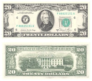 1981-A $20 Atlanta District Federal Reserve Note Fr 2074-F Uncirculated #5151 - Picture 1 of 1