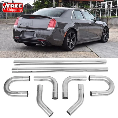 For Chrysler 300 SRT 300C 300S 8Pcs/Set 2.5" OD Exhaust Pipe Tip Stainless Steel Foto 1 de 4