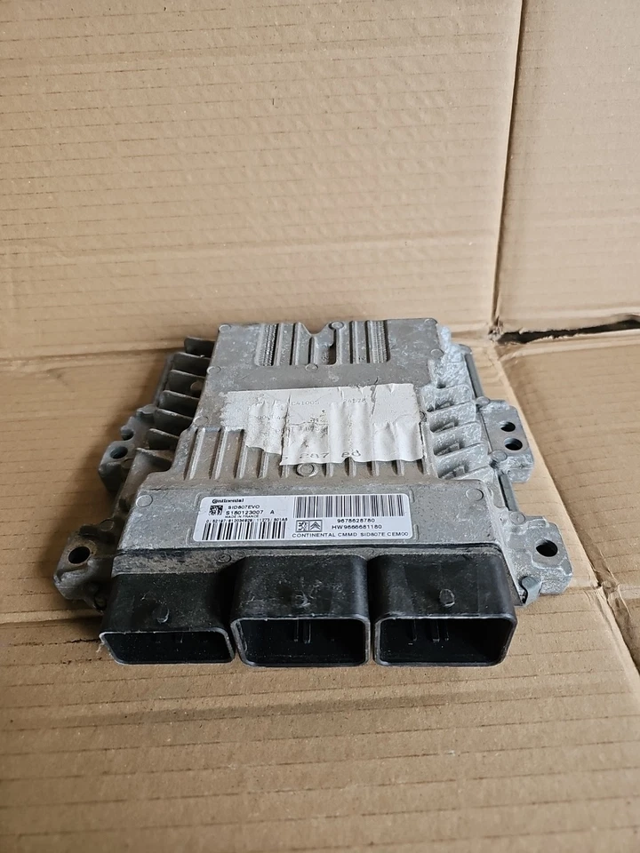 Calculateur moteur PEUGEOT CITROEN SID807EVO S180123007A HW9666681180 9678628780 - Immagine 1 di 3