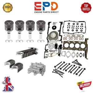 JUEGO COMPLETO DE JUNTAS DIÉSEL PARA FORD TRANSIT FWD2.2 TDCI CON KIT DE RECONSTRUCCIÓN DE MOTOR NUEVO - Imagen 1 de 8