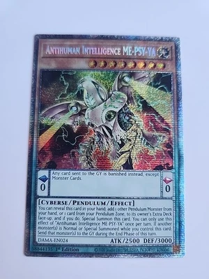 Yugioh Antihuman Intelligence ME-PSY-YA DAMA-EN024 (Starlight) 1st Edition #Y98 - Image 1 of 2