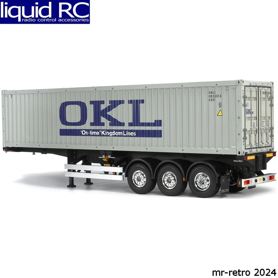 Tamiya 56377 1/14 40-Foot Container 3-Axle Semi-Trailer for Tamiya RC Tractor - Image 1 of 1
