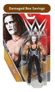 WWE Wrestling Basic Sting 68 Figur BESCHÄDIGTE VERPACKUNG - Bild 1 von 5