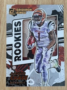 2021 Panini Donruss Rookie Gridiron Kings #RGK-JMC Ja'Marr Chase RC Bengals CALDO - Foto 1 di 2
