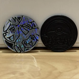 2 Jirachi und Shaymin Pokémon Trading Card Game TCG Silver Tinsel Holofoil Coins - Bild 1 von 8