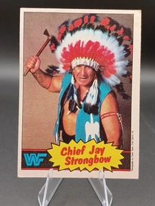 Chief Jay Strongbow WWF Wrestling 1985 Topps #20 - Picture 1 of 2
